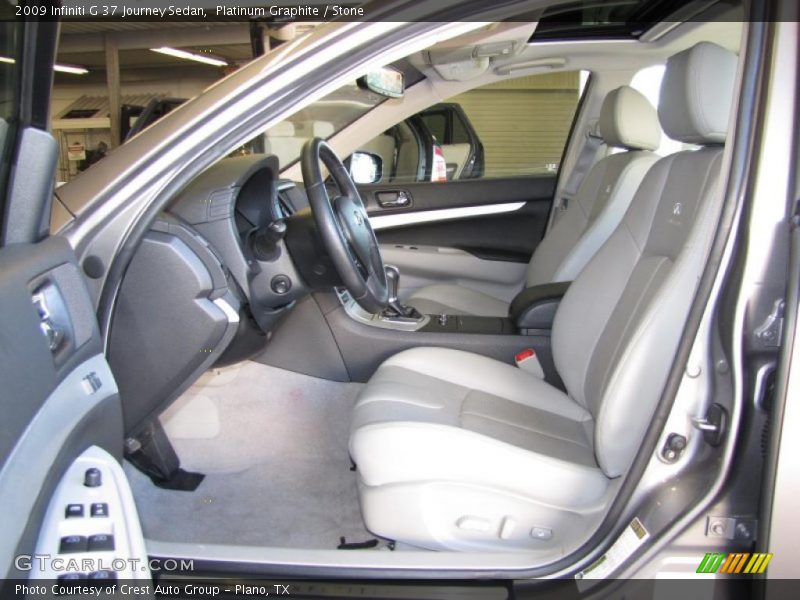 Platinum Graphite / Stone 2009 Infiniti G 37 Journey Sedan