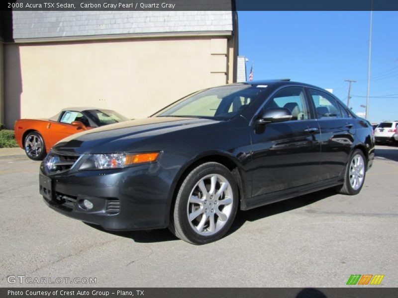 Carbon Gray Pearl / Quartz Gray 2008 Acura TSX Sedan