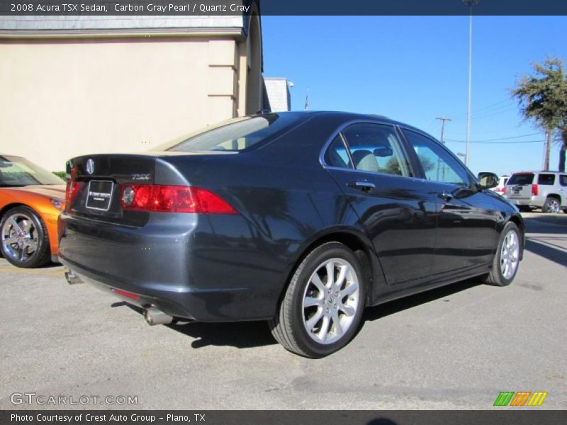 Carbon Gray Pearl / Quartz Gray 2008 Acura TSX Sedan