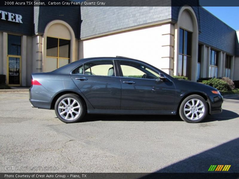 Carbon Gray Pearl / Quartz Gray 2008 Acura TSX Sedan
