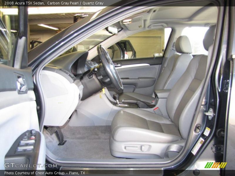 Carbon Gray Pearl / Quartz Gray 2008 Acura TSX Sedan