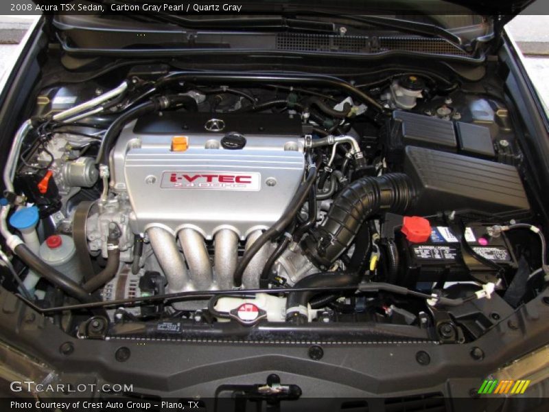 Carbon Gray Pearl / Quartz Gray 2008 Acura TSX Sedan