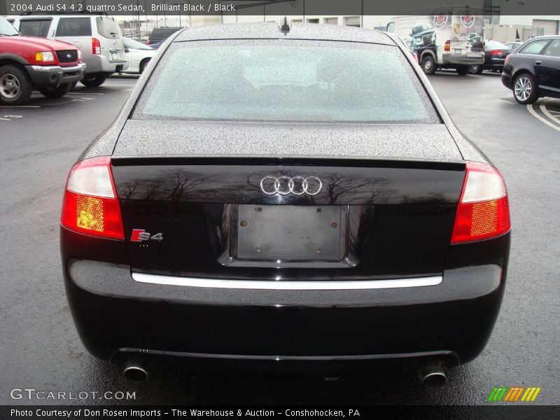 Brilliant Black / Black 2004 Audi S4 4.2 quattro Sedan