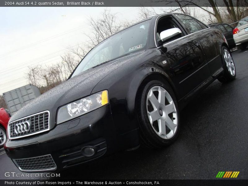Brilliant Black / Black 2004 Audi S4 4.2 quattro Sedan