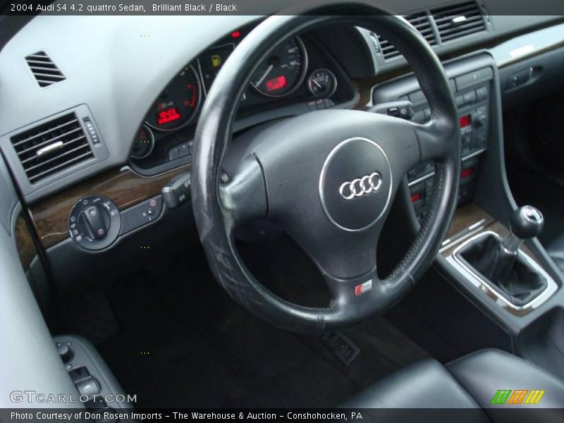 Brilliant Black / Black 2004 Audi S4 4.2 quattro Sedan
