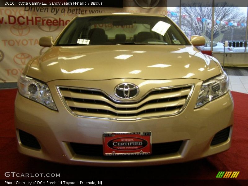 Sandy Beach Metallic / Bisque 2010 Toyota Camry LE