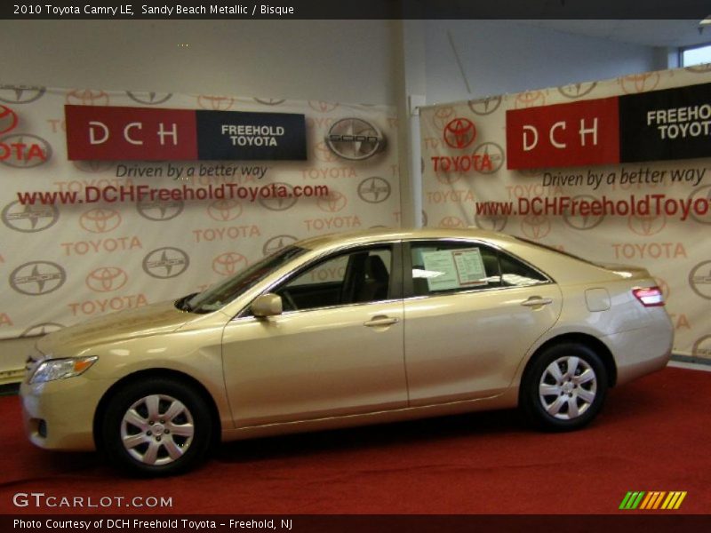 Sandy Beach Metallic / Bisque 2010 Toyota Camry LE