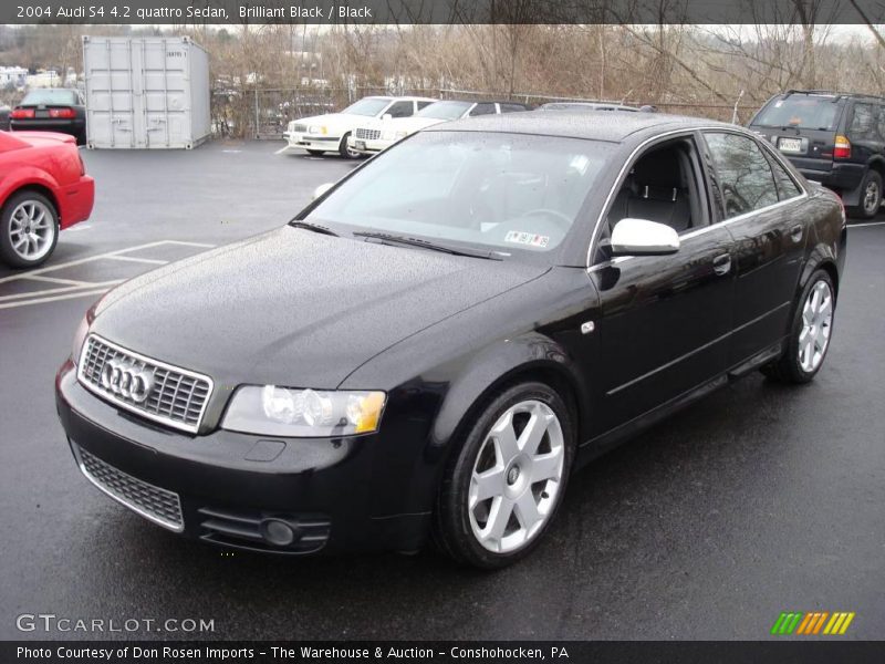 Brilliant Black / Black 2004 Audi S4 4.2 quattro Sedan