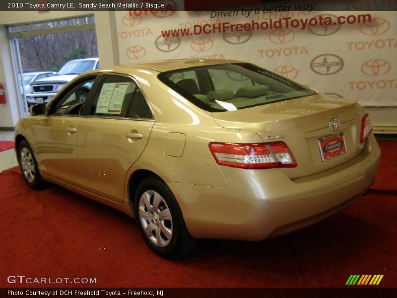 Sandy Beach Metallic / Bisque 2010 Toyota Camry LE