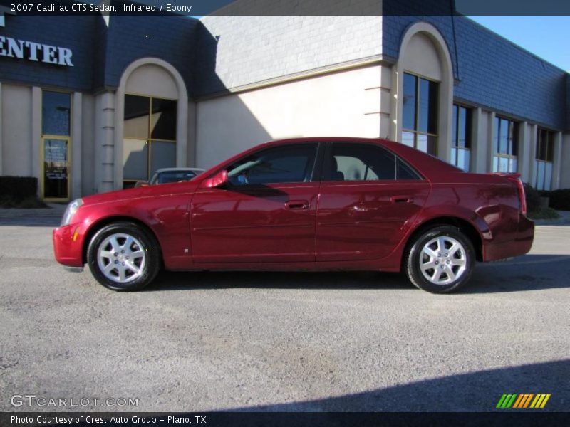 Infrared / Ebony 2007 Cadillac CTS Sedan