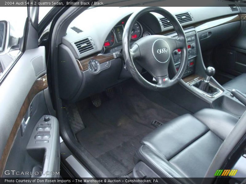 Brilliant Black / Black 2004 Audi S4 4.2 quattro Sedan