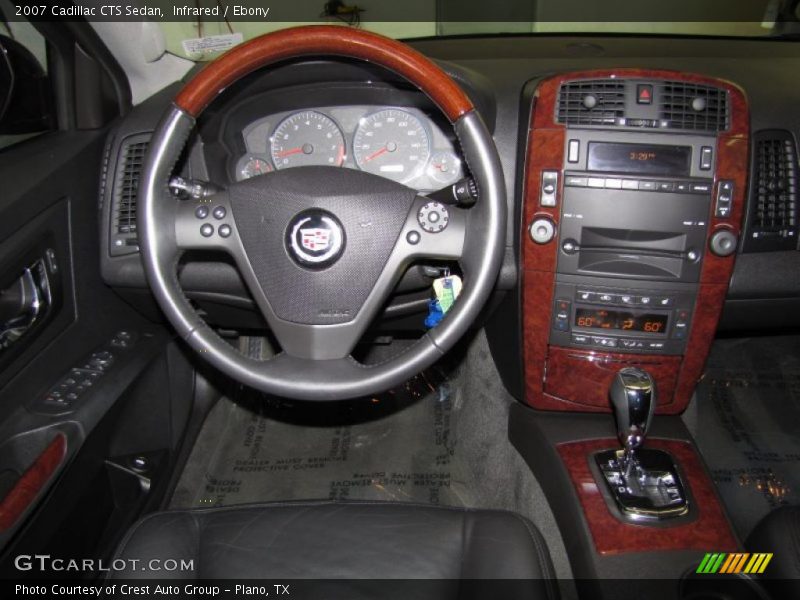 Infrared / Ebony 2007 Cadillac CTS Sedan