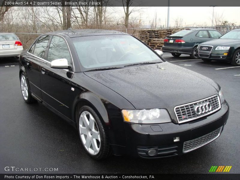 Brilliant Black / Black 2004 Audi S4 4.2 quattro Sedan