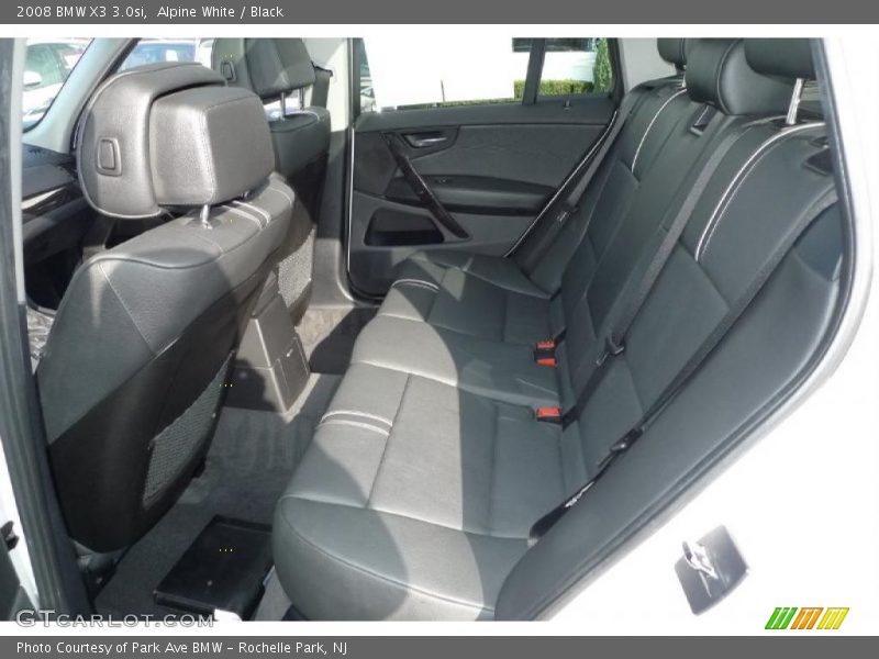 Alpine White / Black 2008 BMW X3 3.0si