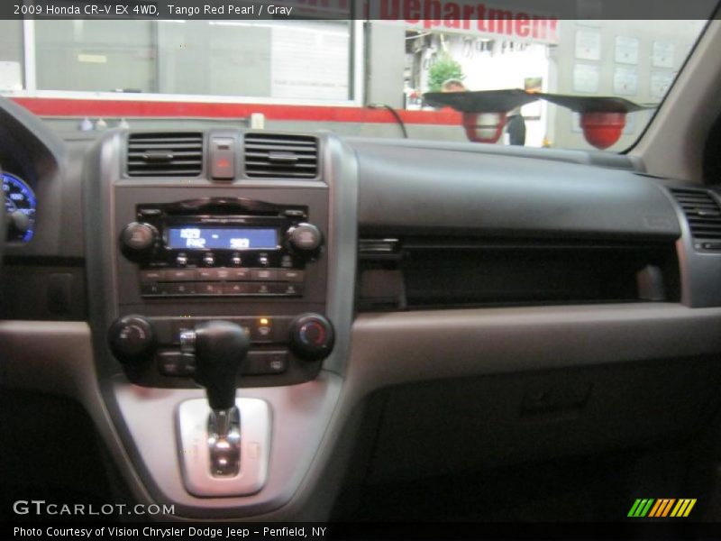Tango Red Pearl / Gray 2009 Honda CR-V EX 4WD