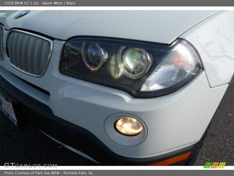 Alpine White / Black 2008 BMW X3 3.0si