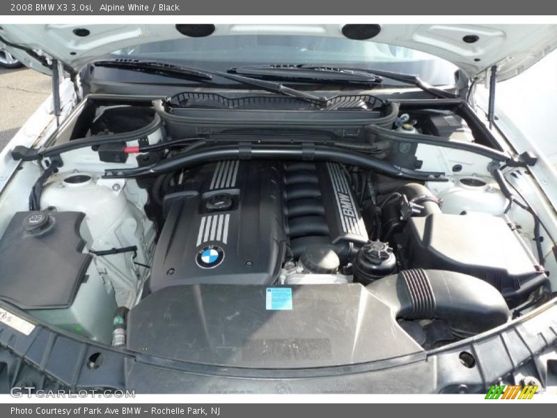 Alpine White / Black 2008 BMW X3 3.0si