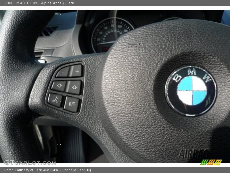 Alpine White / Black 2008 BMW X3 3.0si