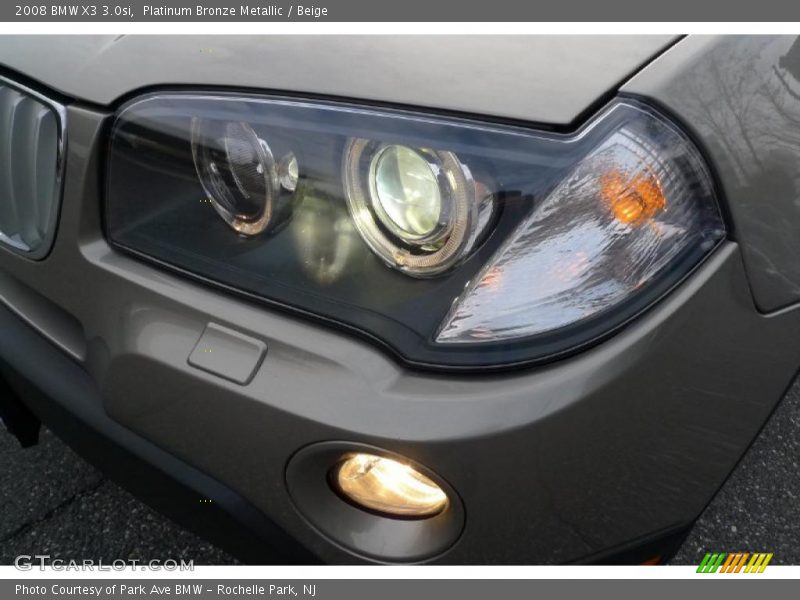 Platinum Bronze Metallic / Beige 2008 BMW X3 3.0si