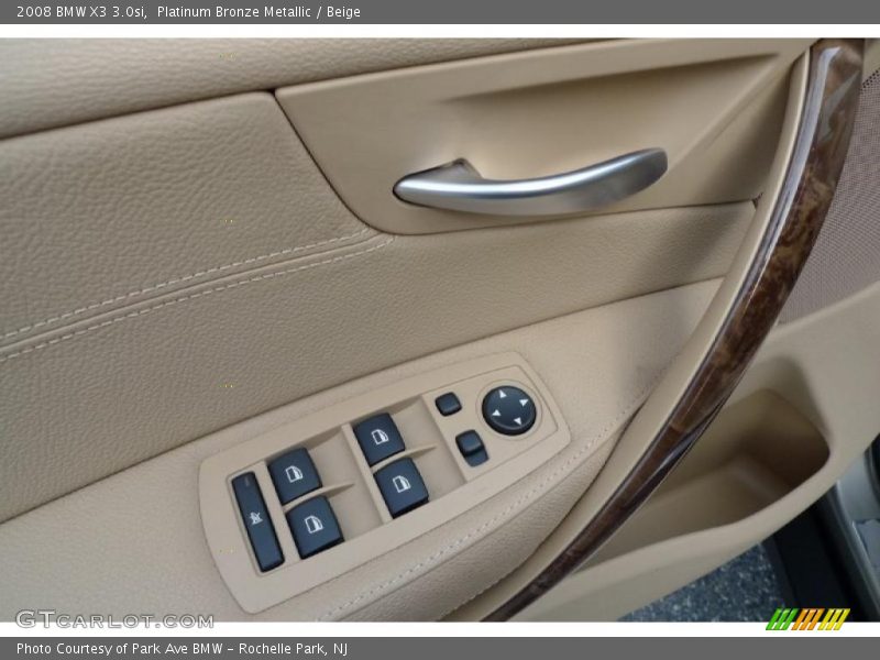 Platinum Bronze Metallic / Beige 2008 BMW X3 3.0si
