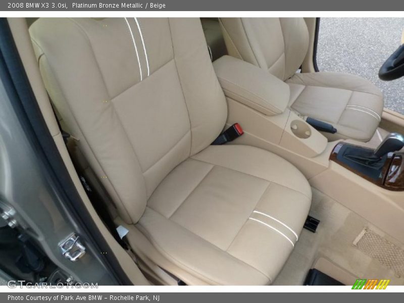 Platinum Bronze Metallic / Beige 2008 BMW X3 3.0si