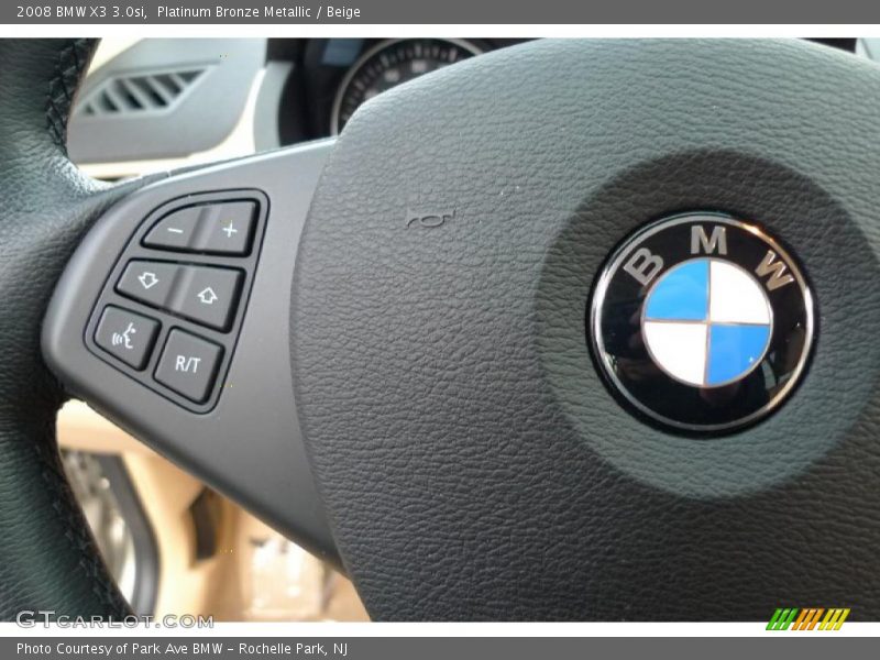 Platinum Bronze Metallic / Beige 2008 BMW X3 3.0si