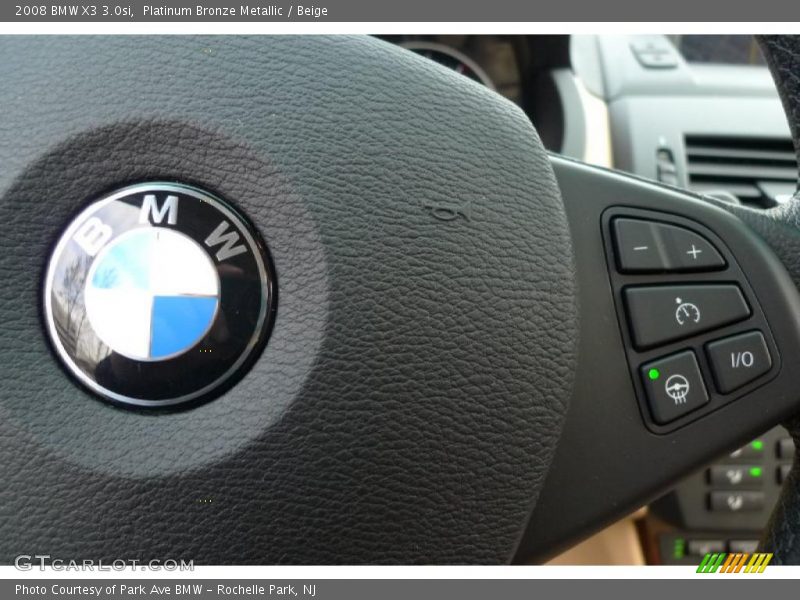 Platinum Bronze Metallic / Beige 2008 BMW X3 3.0si