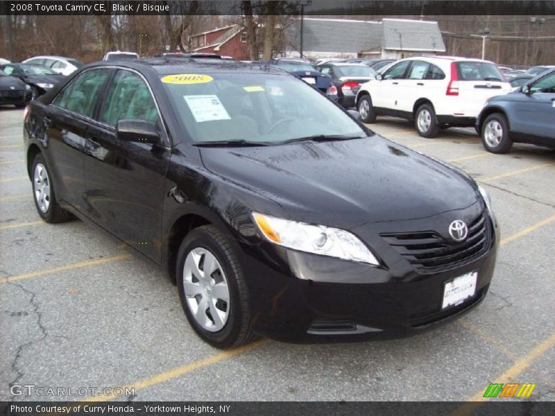 Black / Bisque 2008 Toyota Camry CE