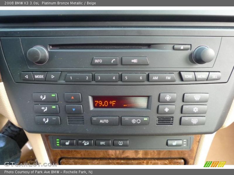 Platinum Bronze Metallic / Beige 2008 BMW X3 3.0si
