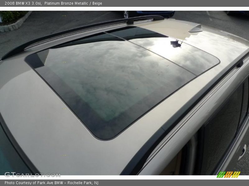 Platinum Bronze Metallic / Beige 2008 BMW X3 3.0si