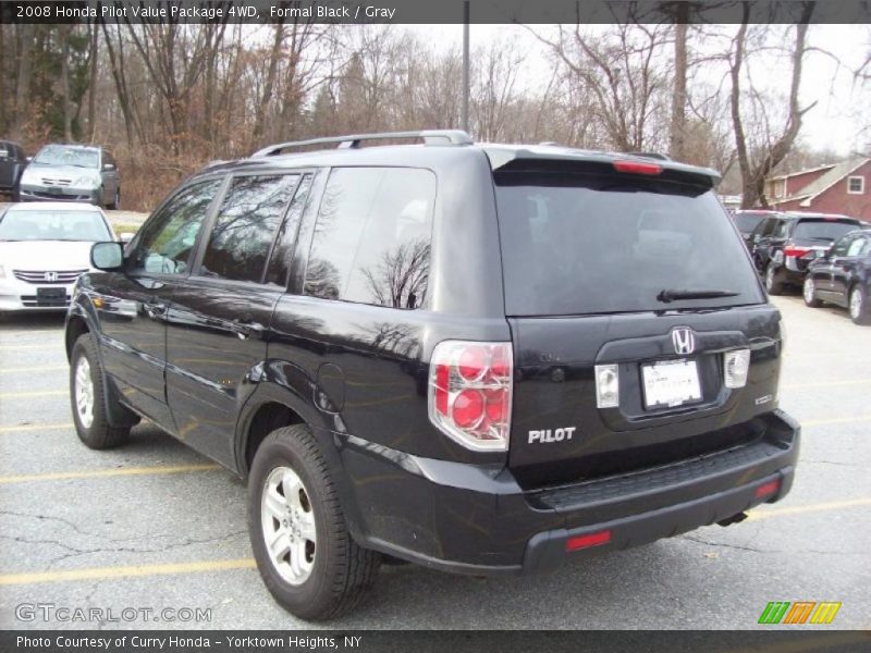 Formal Black / Gray 2008 Honda Pilot Value Package 4WD