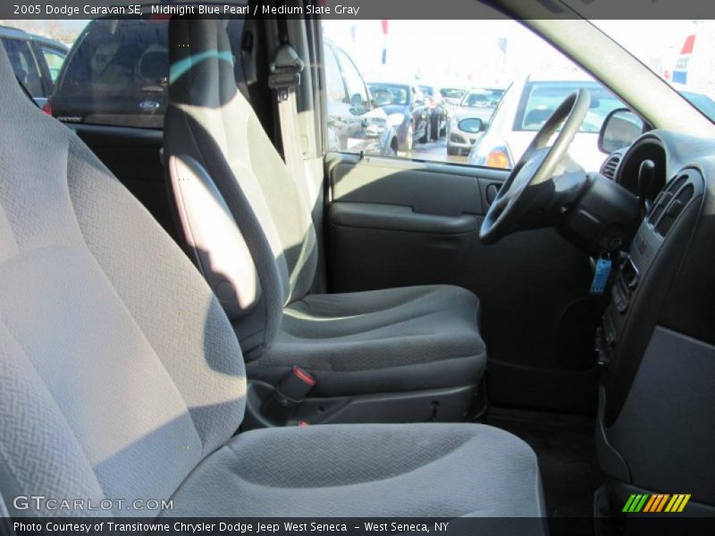 Midnight Blue Pearl / Medium Slate Gray 2005 Dodge Caravan SE
