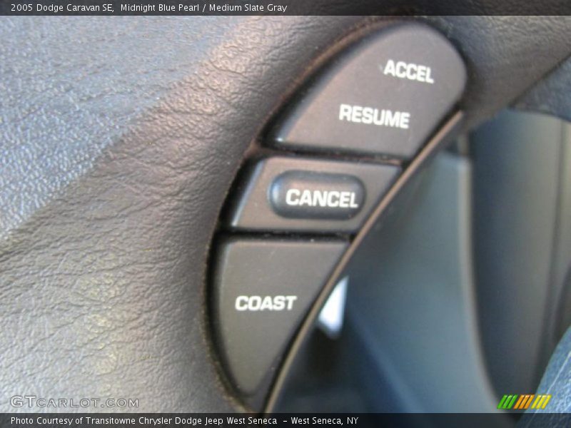 Midnight Blue Pearl / Medium Slate Gray 2005 Dodge Caravan SE