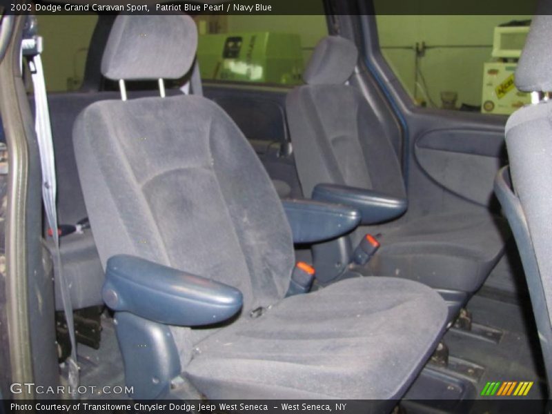 Patriot Blue Pearl / Navy Blue 2002 Dodge Grand Caravan Sport