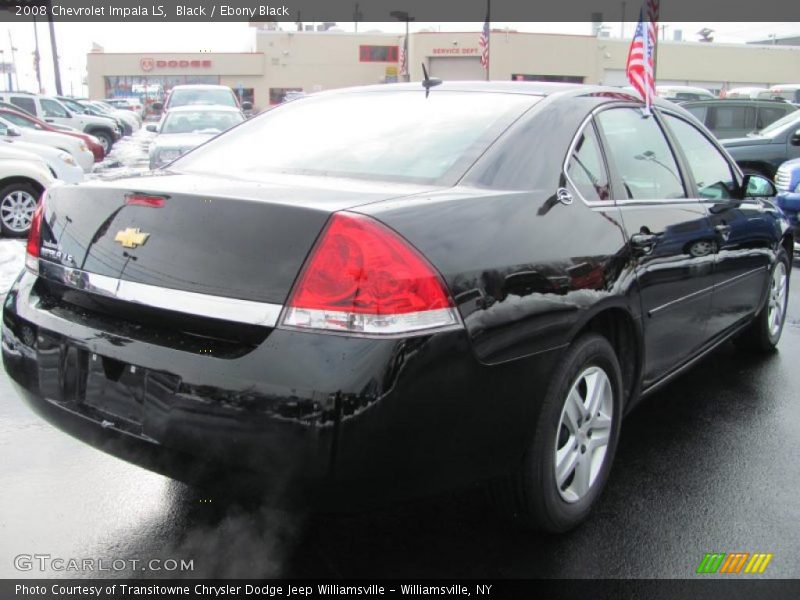 Black / Ebony Black 2008 Chevrolet Impala LS