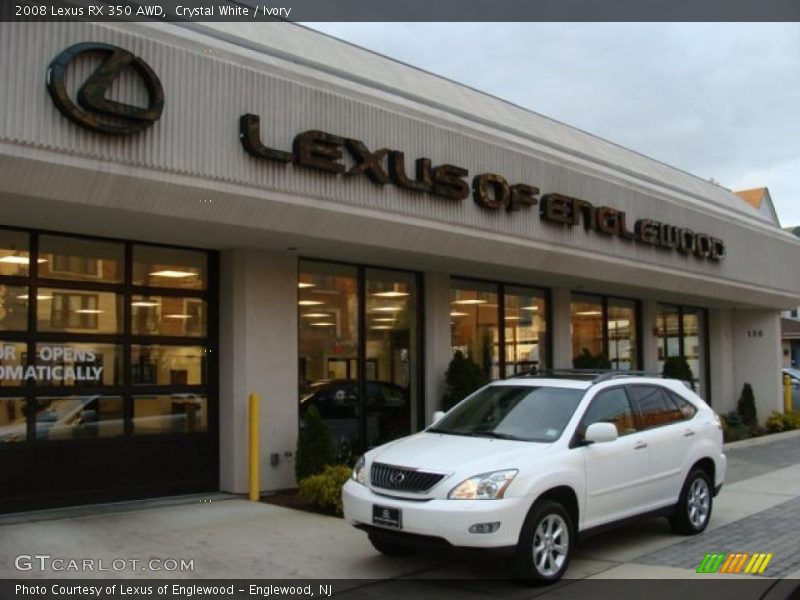 Crystal White / Ivory 2008 Lexus RX 350 AWD