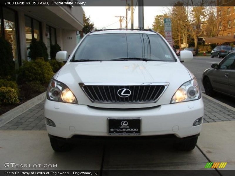 Crystal White / Ivory 2008 Lexus RX 350 AWD