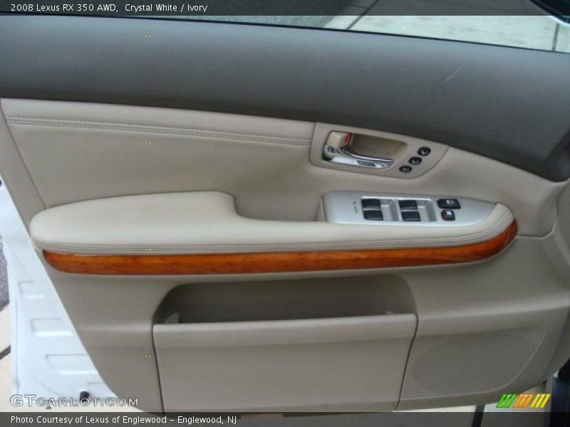 Crystal White / Ivory 2008 Lexus RX 350 AWD