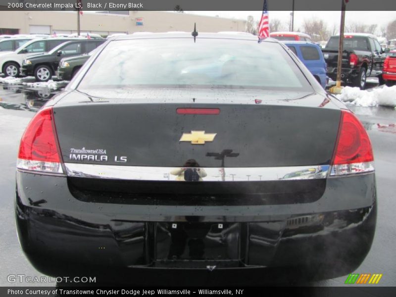 Black / Ebony Black 2008 Chevrolet Impala LS