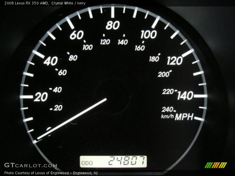 Crystal White / Ivory 2008 Lexus RX 350 AWD