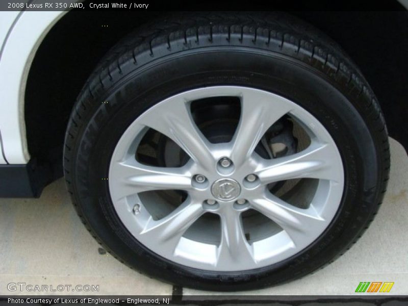 Crystal White / Ivory 2008 Lexus RX 350 AWD