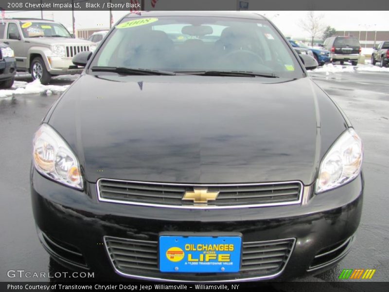 Black / Ebony Black 2008 Chevrolet Impala LS
