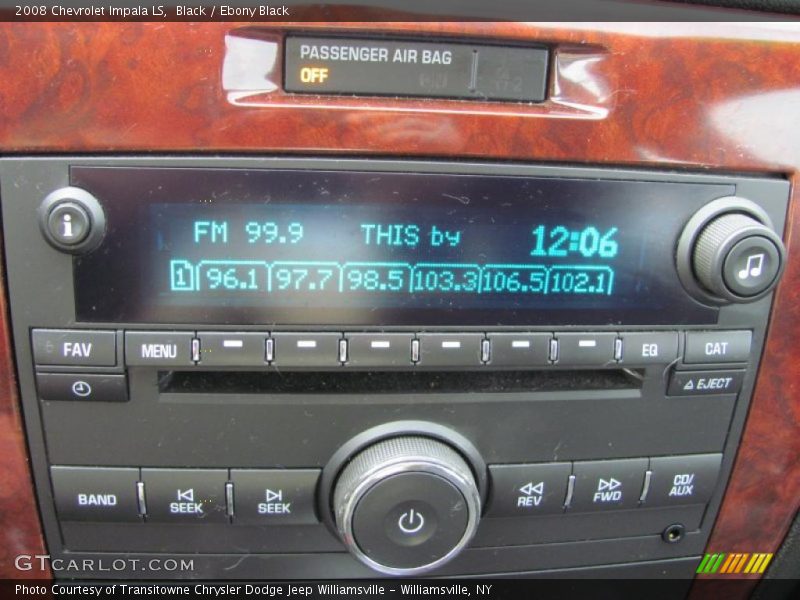 Black / Ebony Black 2008 Chevrolet Impala LS