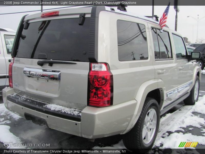 Light Graystone Pearl / Dark Khaki/Light Graystone 2008 Jeep Commander Limited 4x4