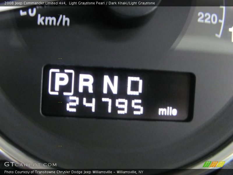 Light Graystone Pearl / Dark Khaki/Light Graystone 2008 Jeep Commander Limited 4x4