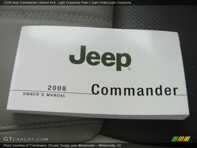 Light Graystone Pearl / Dark Khaki/Light Graystone 2008 Jeep Commander Limited 4x4