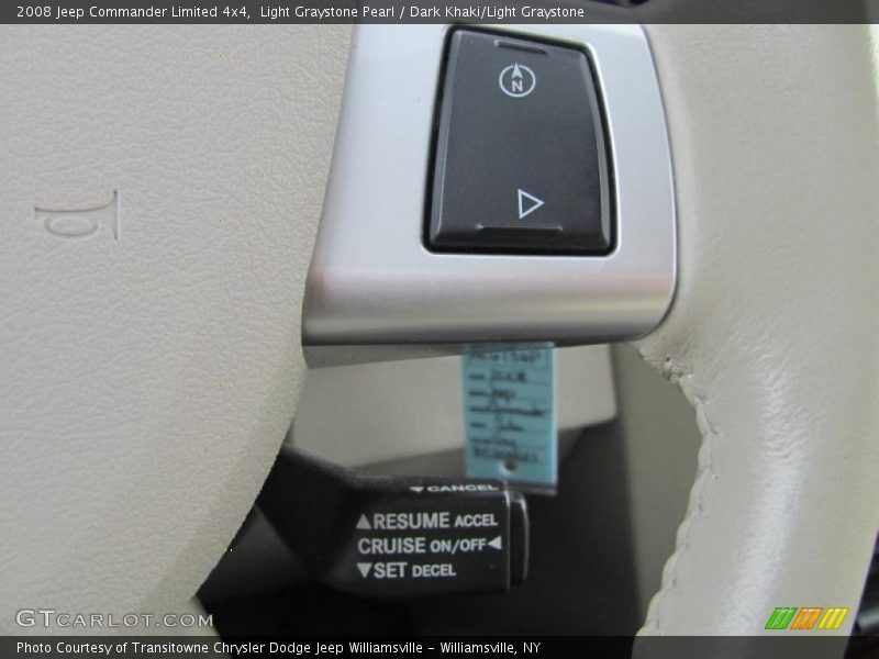 Light Graystone Pearl / Dark Khaki/Light Graystone 2008 Jeep Commander Limited 4x4
