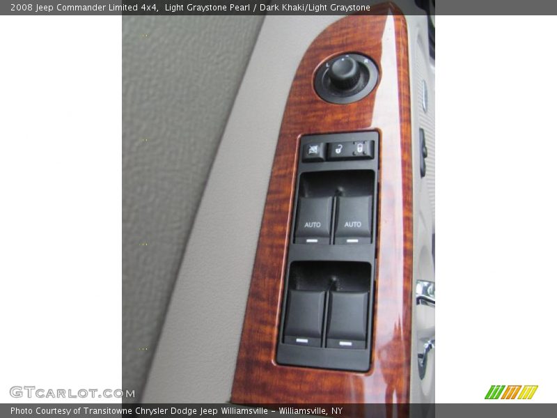 Light Graystone Pearl / Dark Khaki/Light Graystone 2008 Jeep Commander Limited 4x4
