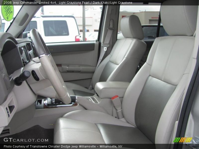 Light Graystone Pearl / Dark Khaki/Light Graystone 2008 Jeep Commander Limited 4x4
