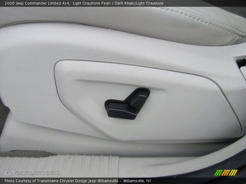 Light Graystone Pearl / Dark Khaki/Light Graystone 2008 Jeep Commander Limited 4x4
